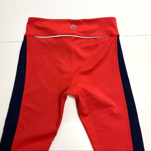 Tory Burch Tory Sport Color Block Cropped Leggings - Picture 5 of 11